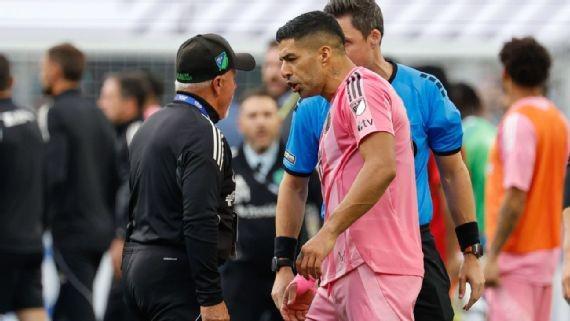 全程赛事-官方：苏亚雷斯因向工作人员吐口水被北美联杯组委会禁赛六场